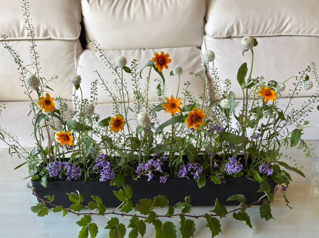 野光間｜光眼菊花藝桌飾